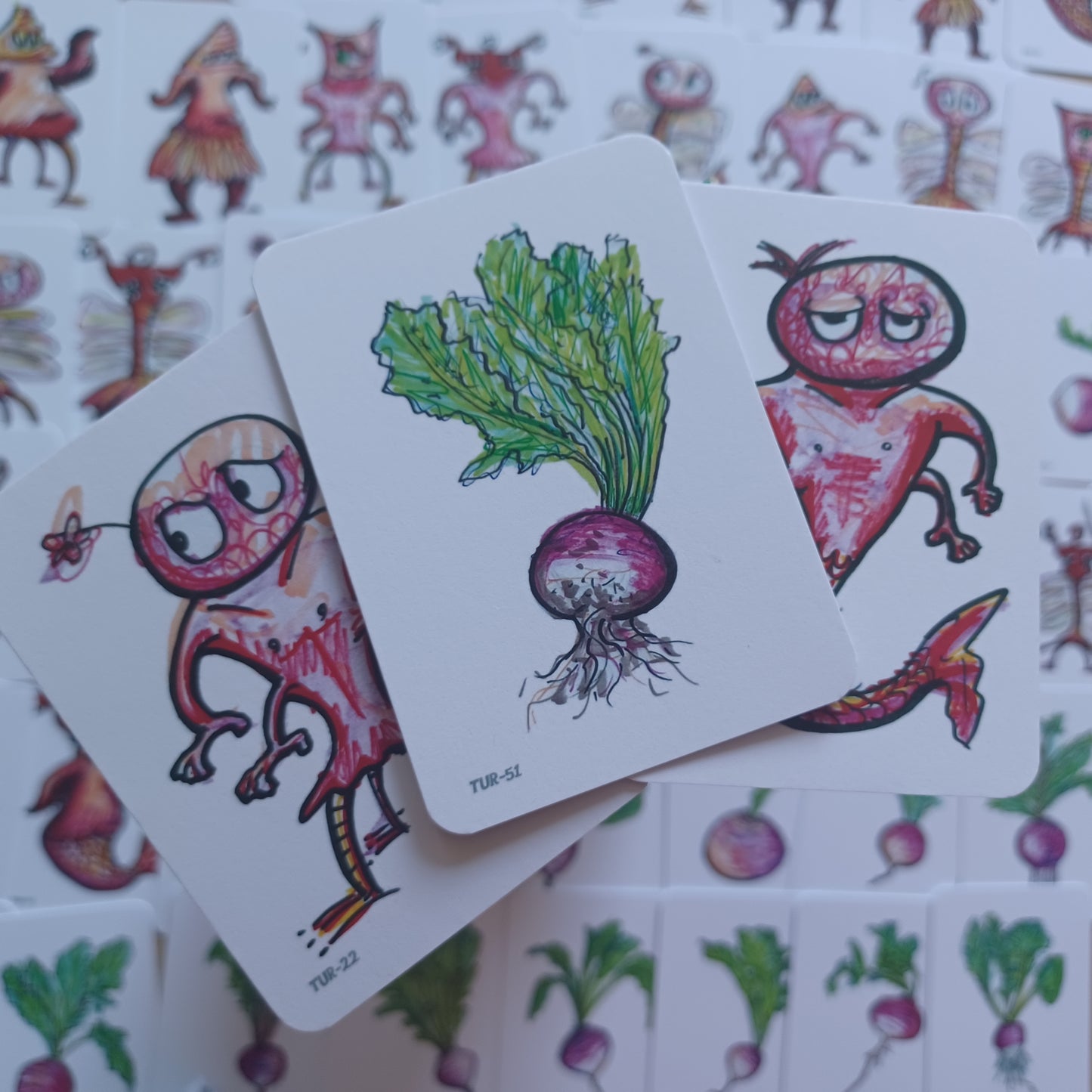 ...Quickly Grabbing creatures that are totally different and counting your Turnips