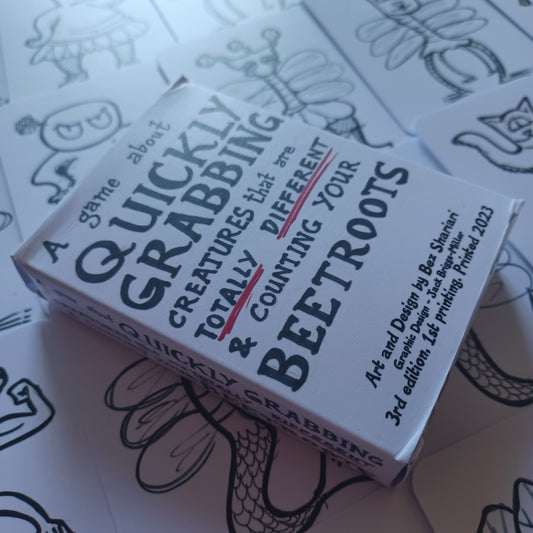 ... Quickly Grabbing creatures that are totally different and counting your Beetroots. (B&W edition)