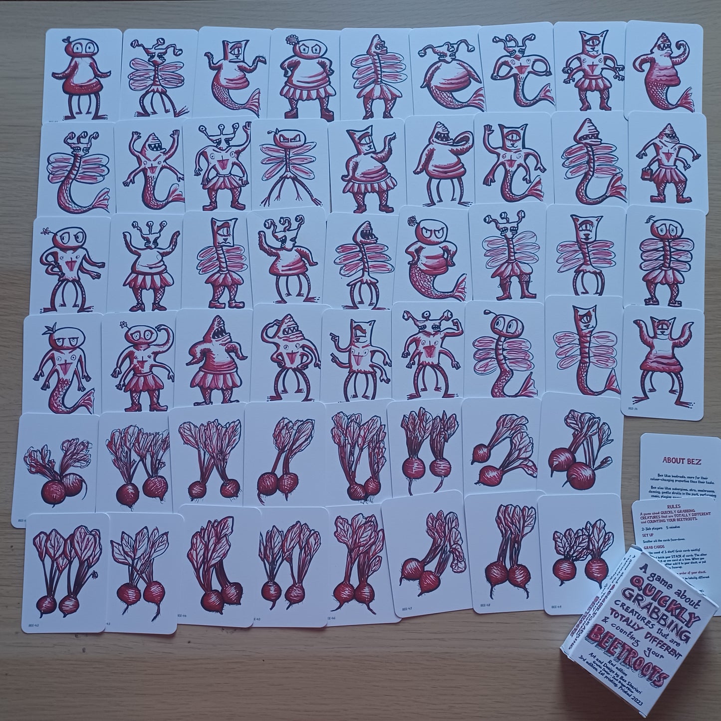 ... Grabbing creatures that are totally different and counting your Beetroots. (Red edition)