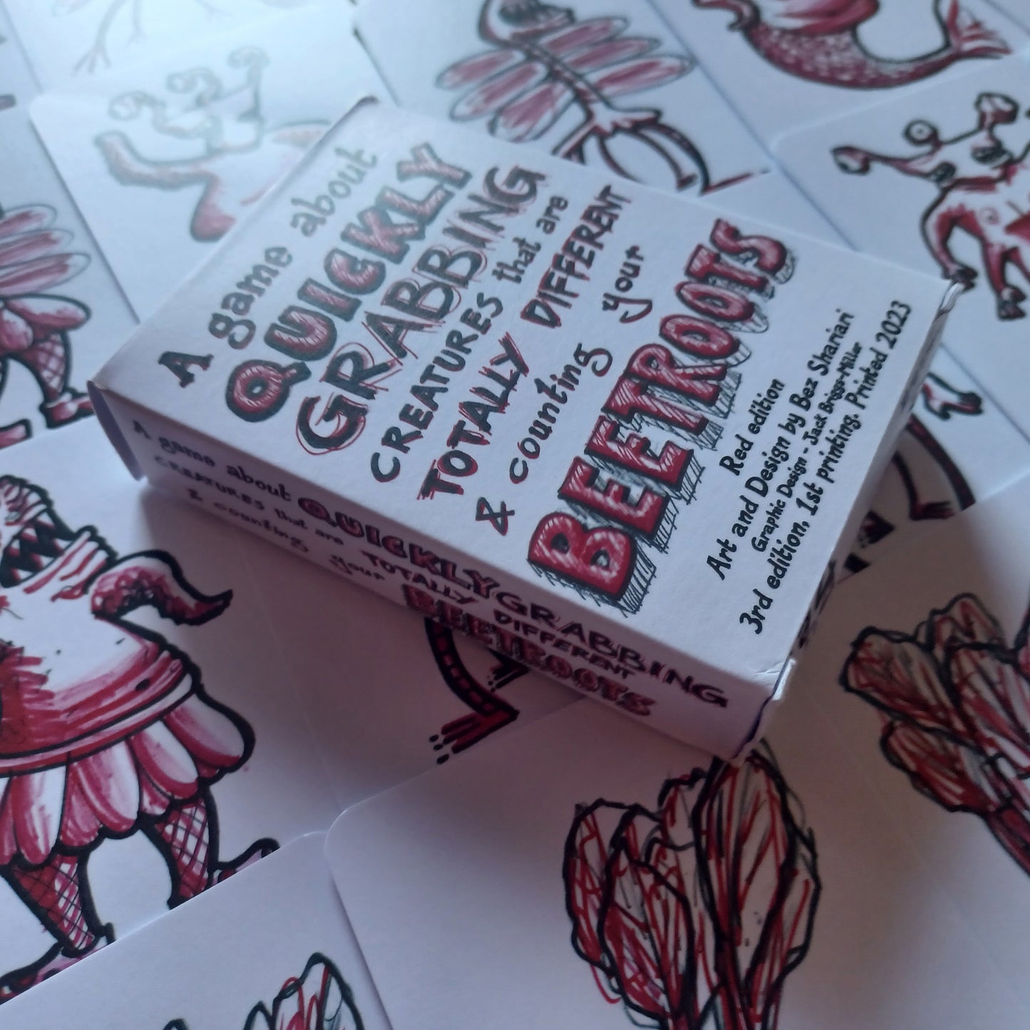 ... Grabbing creatures that are totally different and counting your Beetroots. (Red edition)