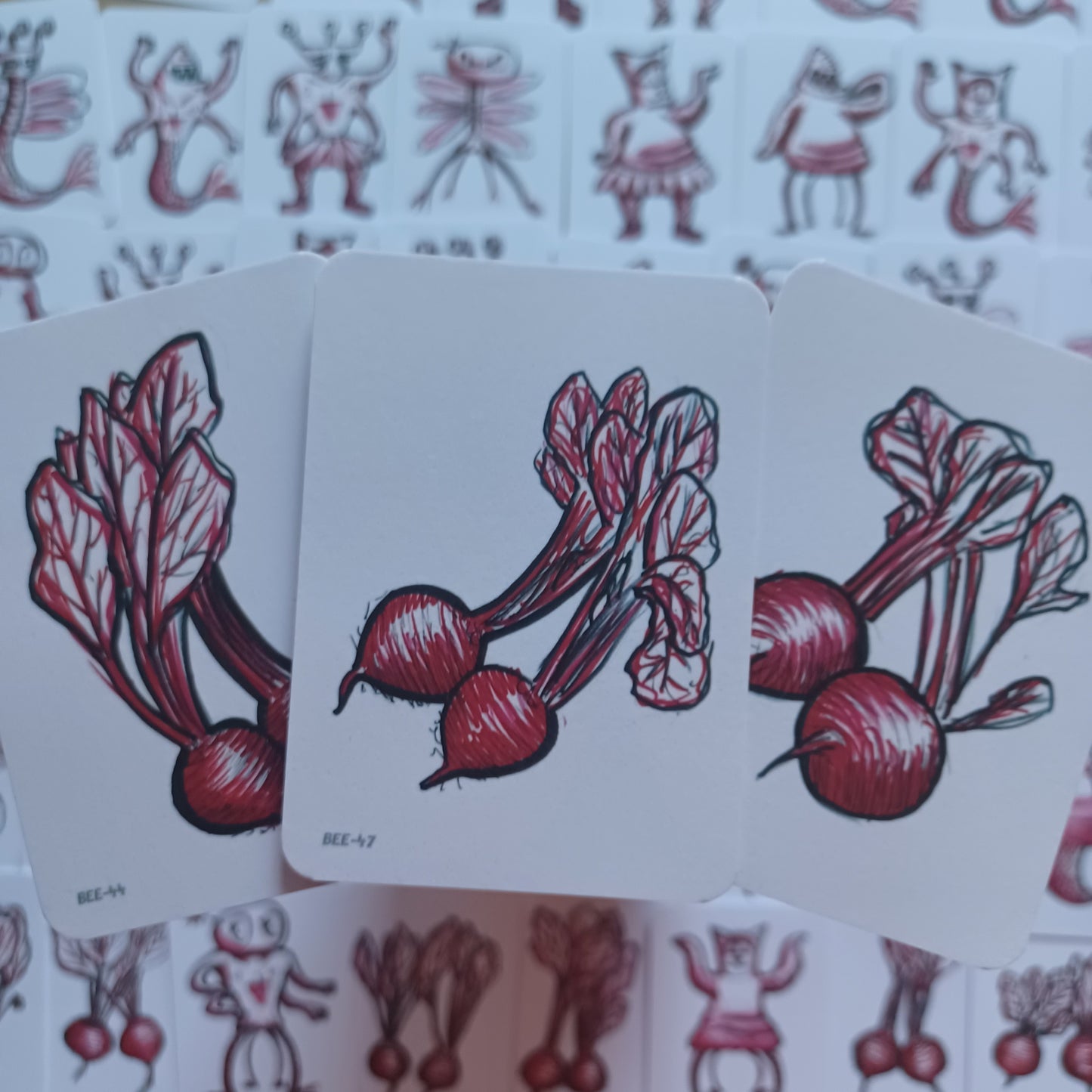 ... Grabbing creatures that are totally different and counting your Beetroots. (Red edition)