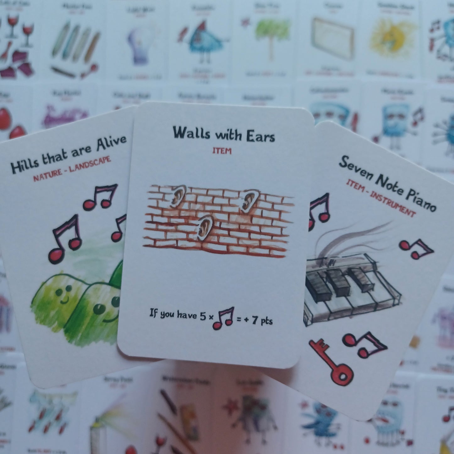 ... Selecting seven cards, speedily searching for synergies.
