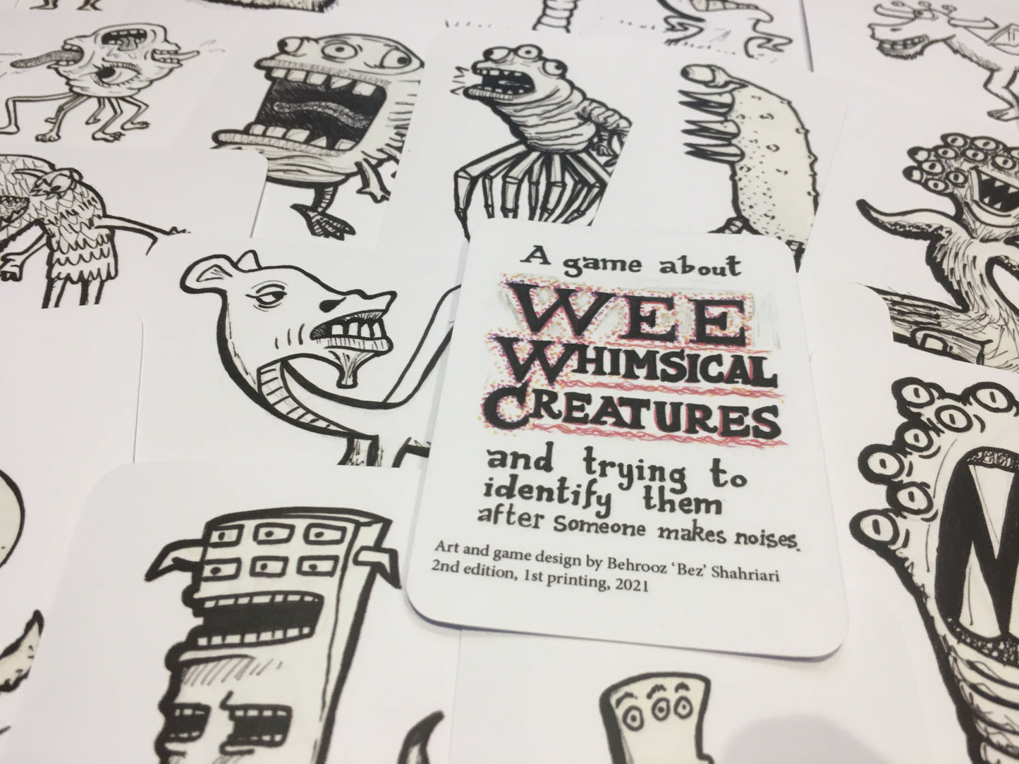 ... Wee Whimsical Creatures and trying to identify them after someone makes noises. OUT OF STOCK