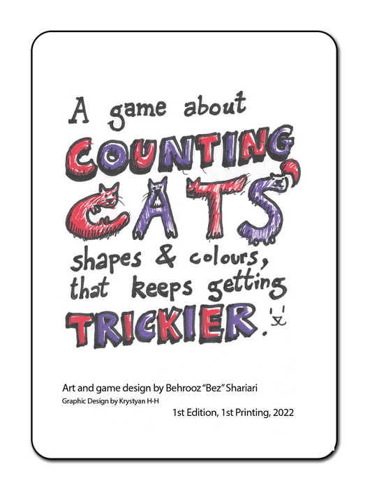 ... Counting cat's shapes and colours that keeps getting trickier.